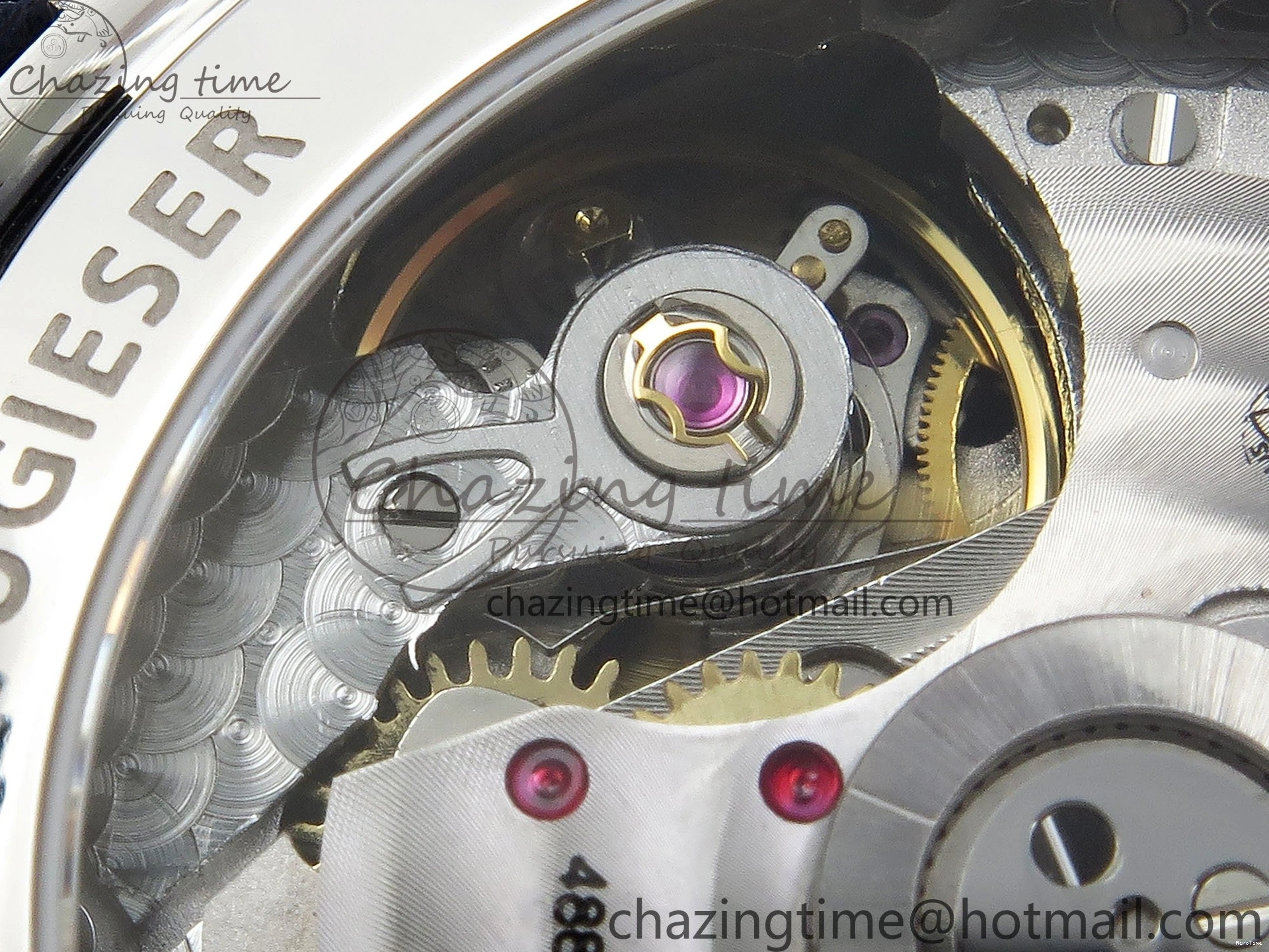 MIROTIME 0412 Casual Portuguese Chrono IW3716 Z+F 1:1 Best Edition White Dial on Blue Rubber Strap A 7016